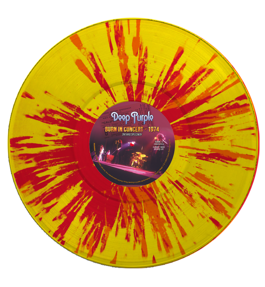 Deep Purple - Burn In Concert - 1974 (Limited Edition Hand Numbered on Abstract Flame Coloured Vinyl) Numbers 001 - 010