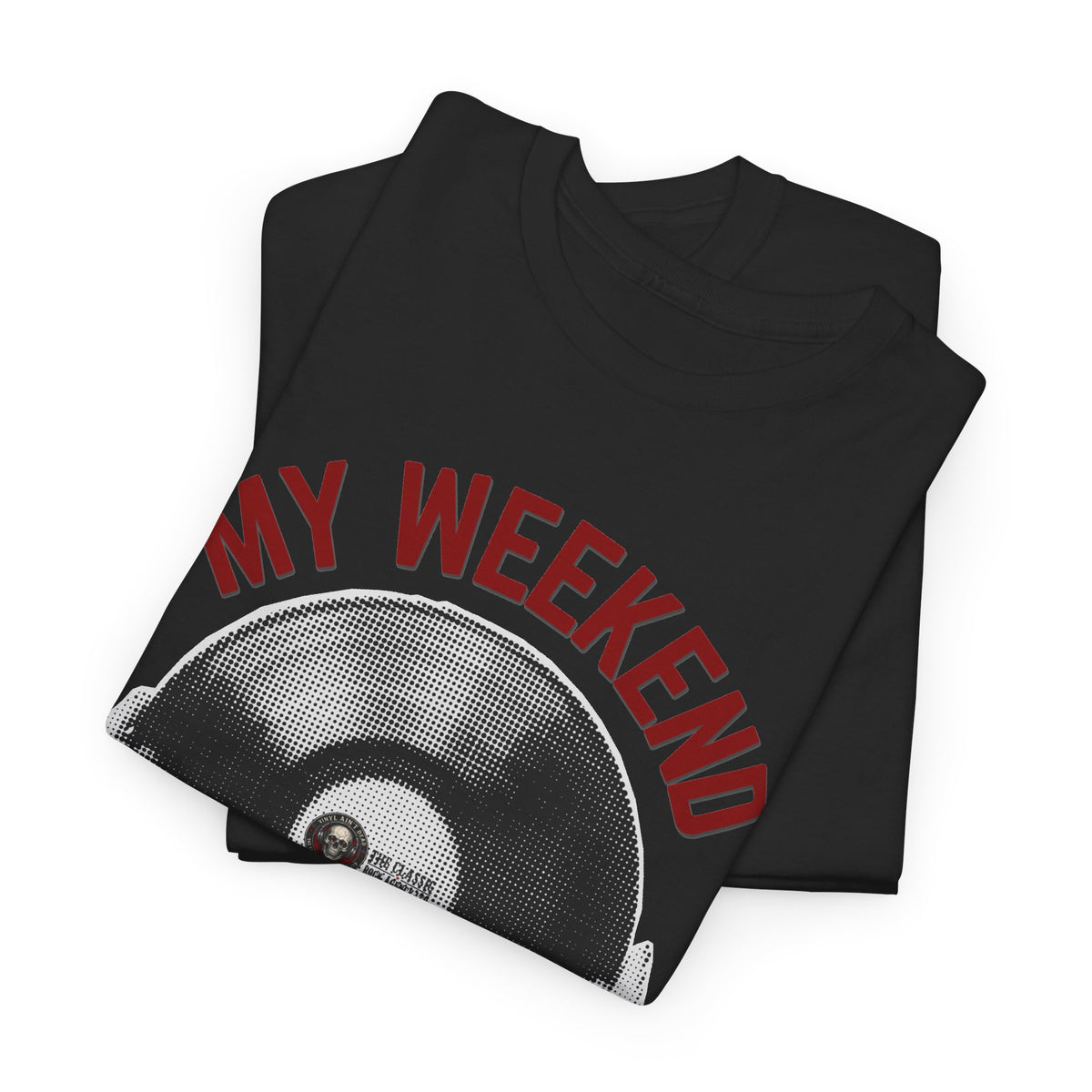 'My weekend has two sides' Novelty Unisex Heavy Cotton