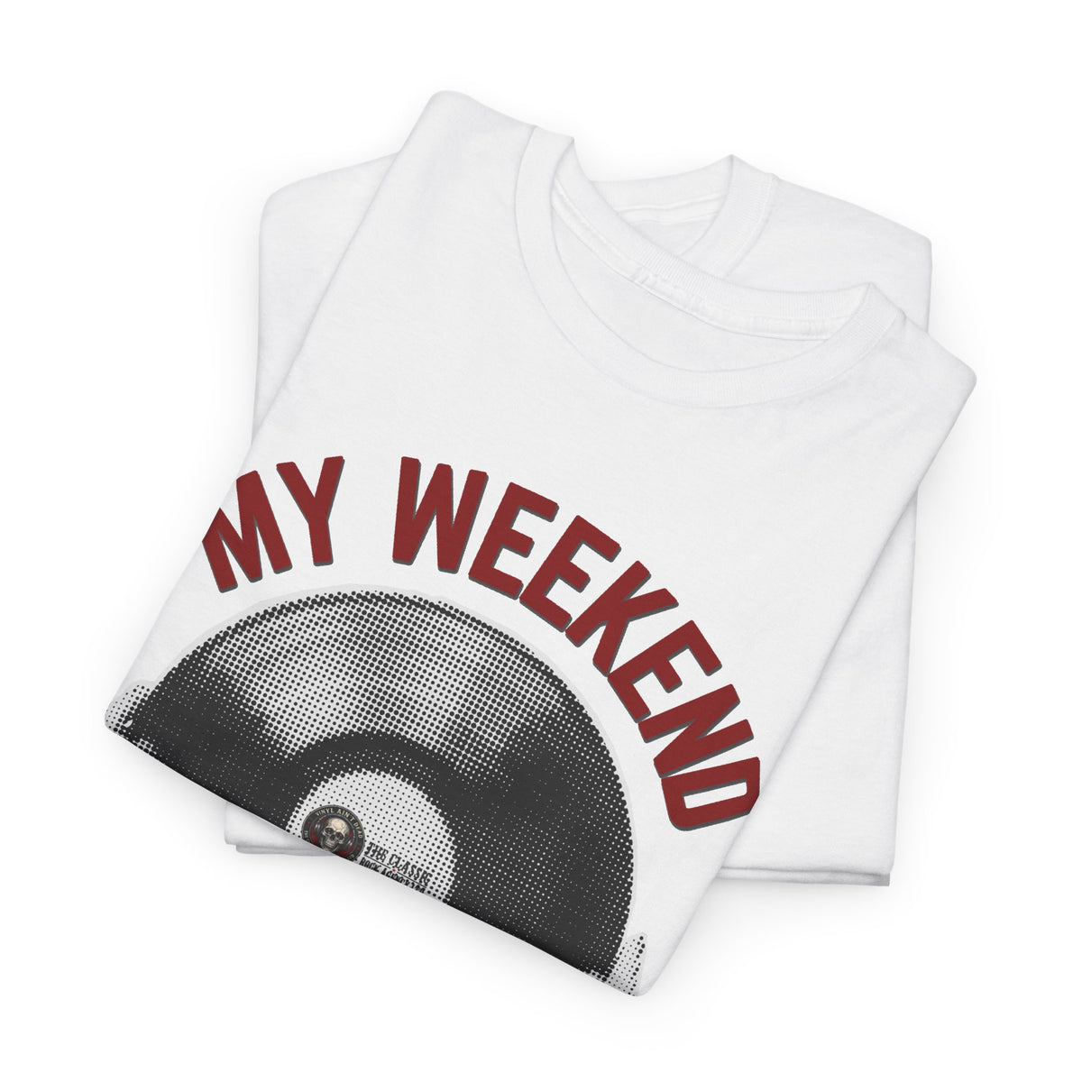'My weekend has two sides' Novelty Unisex Heavy Cotton