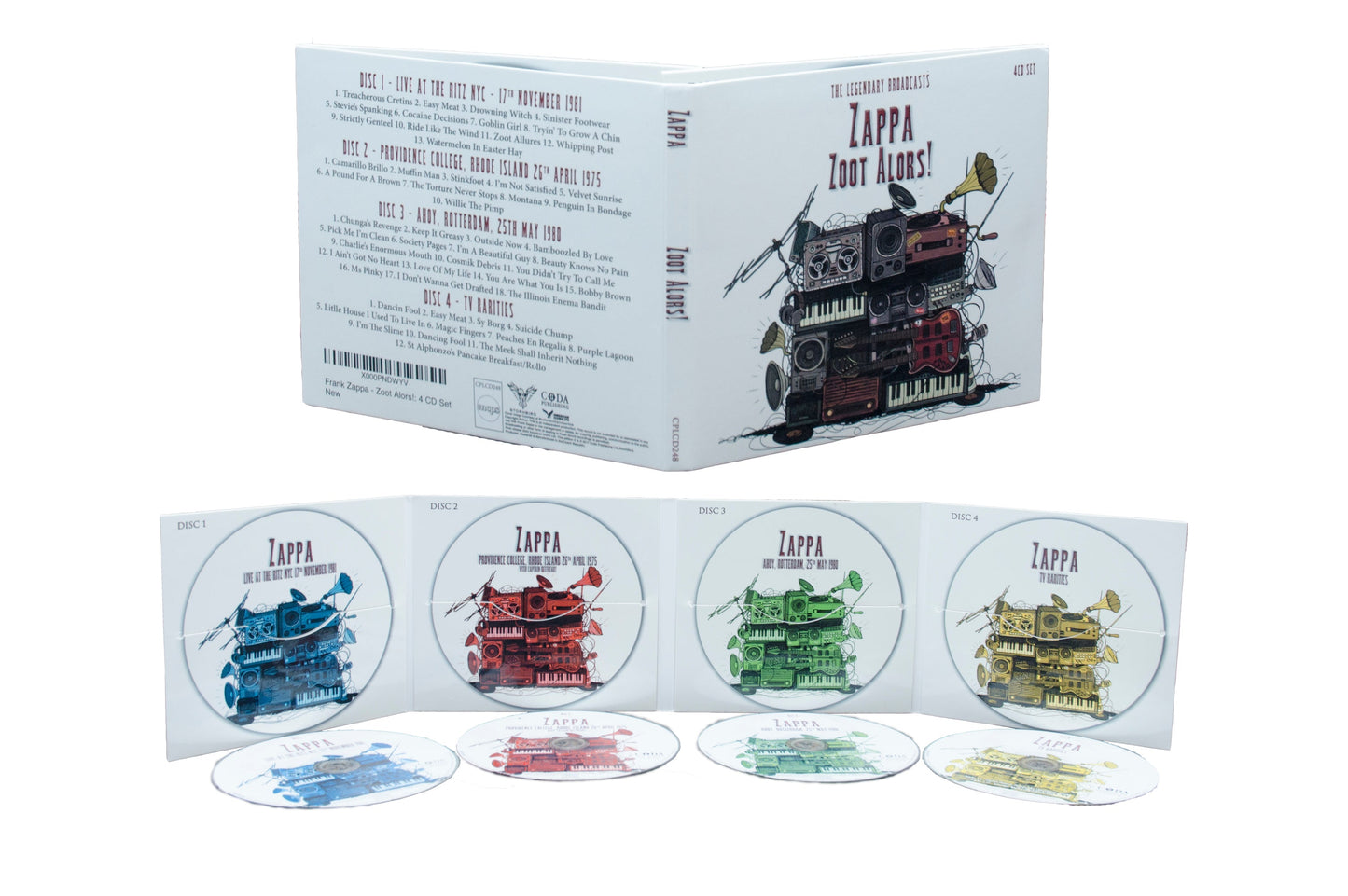 Frank Zappa – Zoot Alors! The Legendary Broadcasts (4-CD Set)