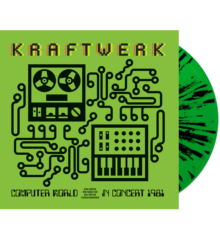 Kraftwerk - Computer World Live From Tokyo (2-LP Limited Edition Bundle on Splatter Vinyl)
