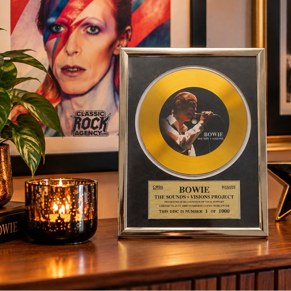 David Bowie – Sounds + Visions Gold Disc Framed Collectors Piece