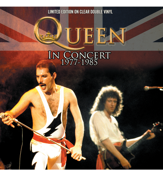 Queen – In Concert 1977–1985 (Limited Edition Hand Numbered Double Album on Clear Vinyl)