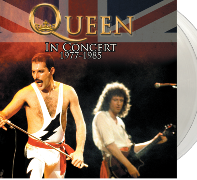 Queen – In Concert 1977–1985 ( Double Album on Clear Vinyl)