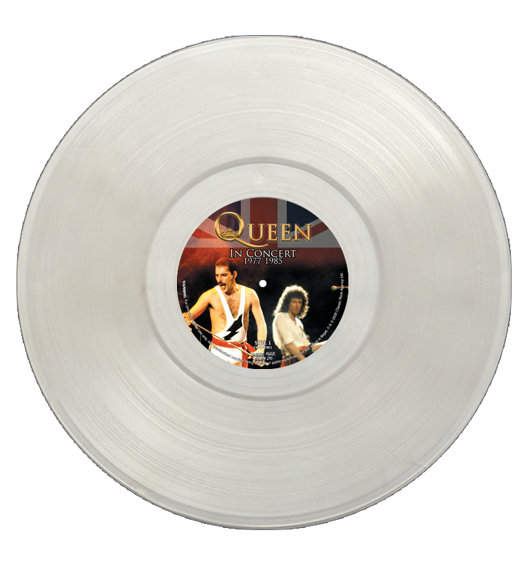 Queen – In Concert 1977–1985 ( Double Album on Clear Vinyl)