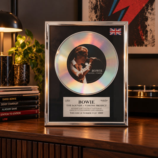 David Bowie Sounds + Visions Project Framed Collectors Disc No. 4 of 1000