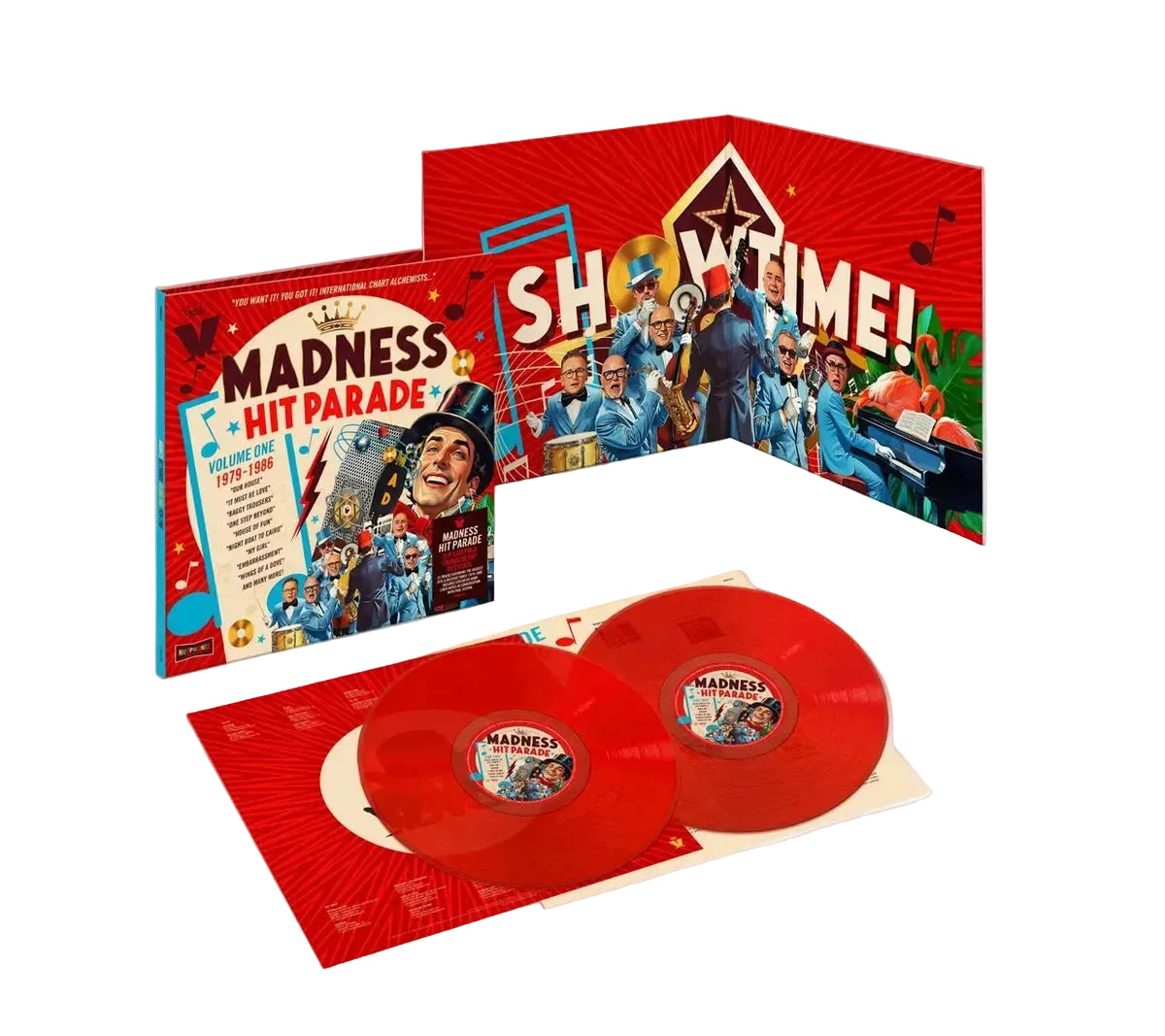 Madness – Hit Parade 1979–2024 Red & Blue Translucent Vinyl 4LP Box Set